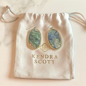 Kendra Scott Drop Earrings In Abalone Shell